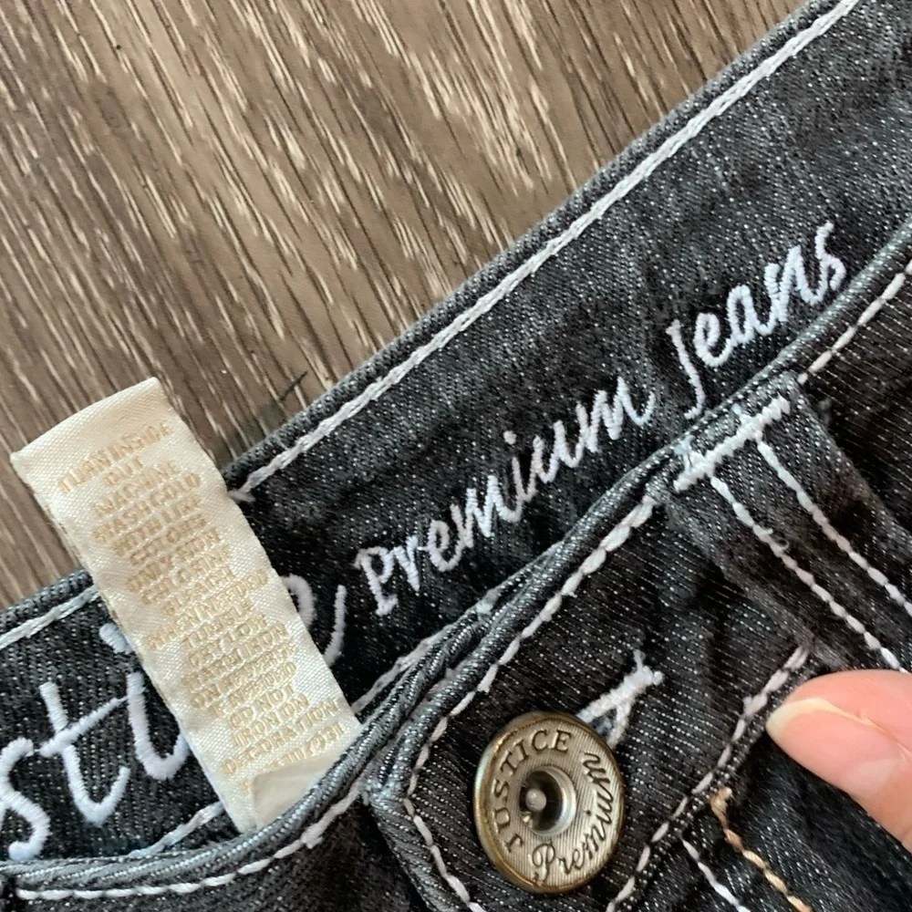 Justice Premium‎ denim jeans. Girl size 14